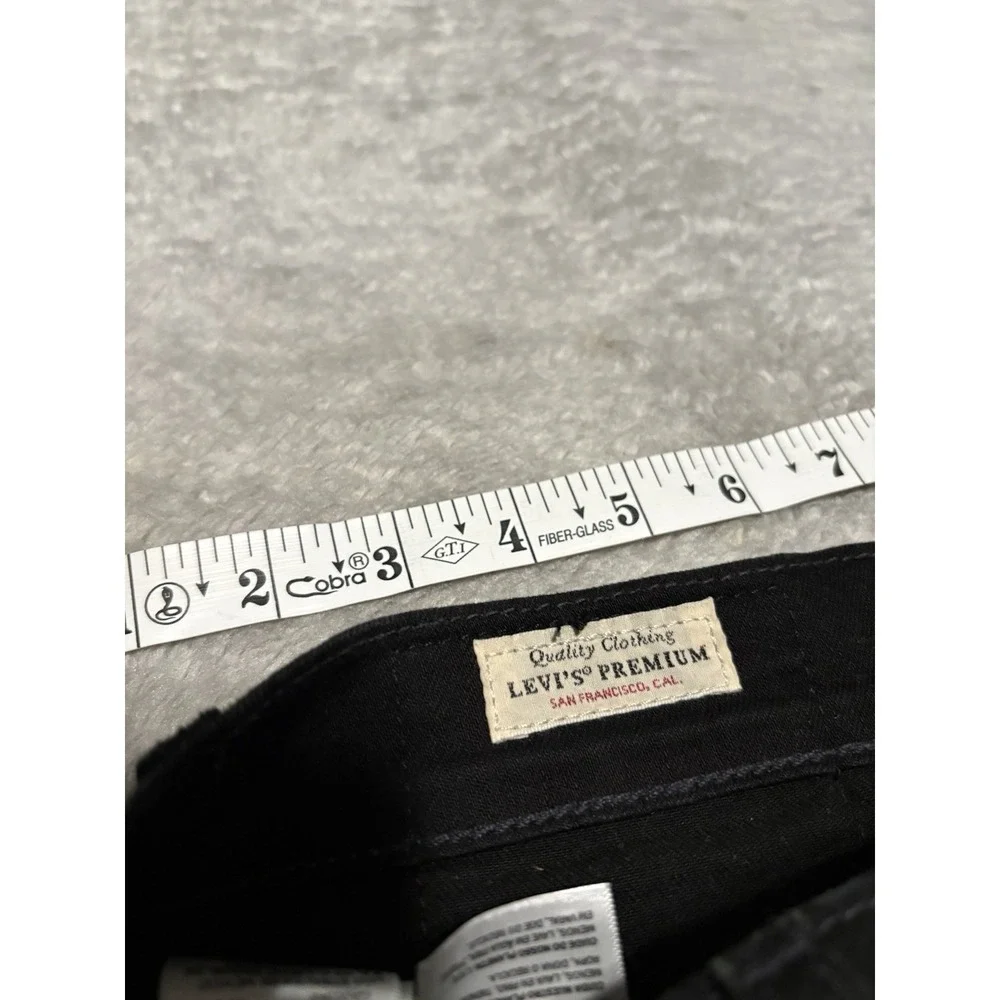Levi's 511 Premium Men's Black Denim Jeans Size 31x32 Pants Stretch